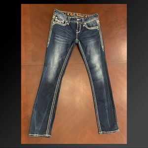 👖🔥 Rock Revival Kai Straight Stretch Jeans 27
